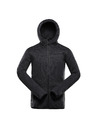 ALPINE PRO Pánský hřejivý svetr  na zip ALPINE PRO ZEG 2 black