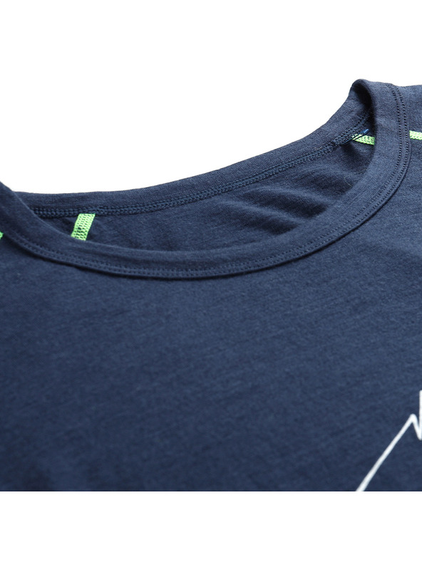 ALPINE PRO Pánské merino triko ALPINE PRO MEREN moonlit ocean