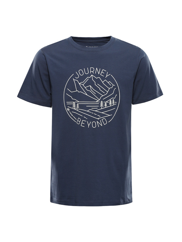 ALPINE PRO Pánské bavlněné triko ALPINE PRO MOROL vintage indigo varianta pd