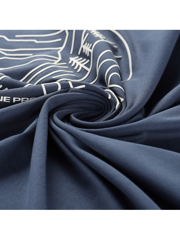 ALPINE PRO Pánské bavlněné triko ALPINE PRO MOROL vintage indigo varianta pd
