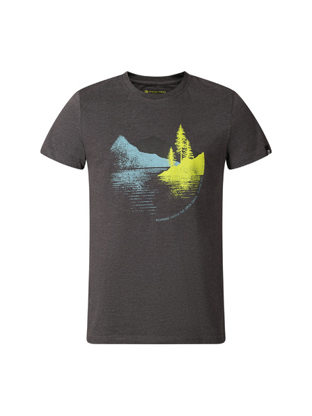 ALPINE PRO Pánské sportovní triko s cool dry ALPINE PRO BOLEN dk. true gray varianta pb