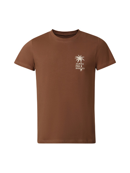 ALPINE PRO Pánské bavlněné triko ALPINE PRO SUMEK bison varianta pb