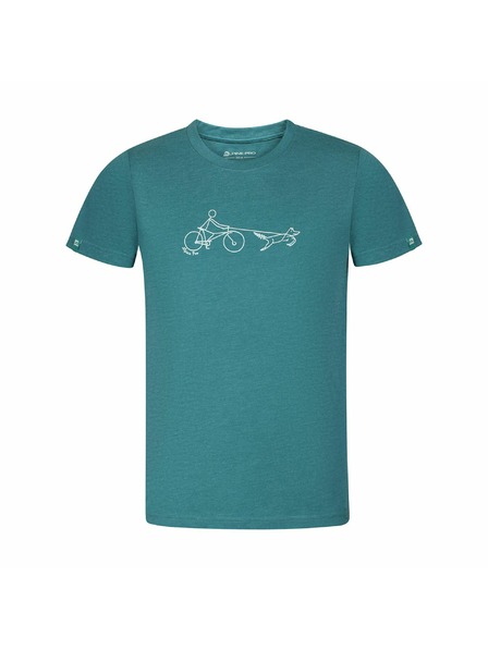 ALPINE PRO Pánské triko z nemačkavého materiálu ALPINE PRO NOGER deep lake varianta pa