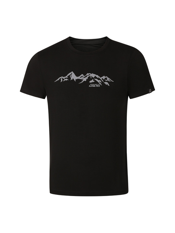 ALPINE PRO Pánské funkční triko s antibakteriální úpravou ALPINE PRO LYOR black varianta pa