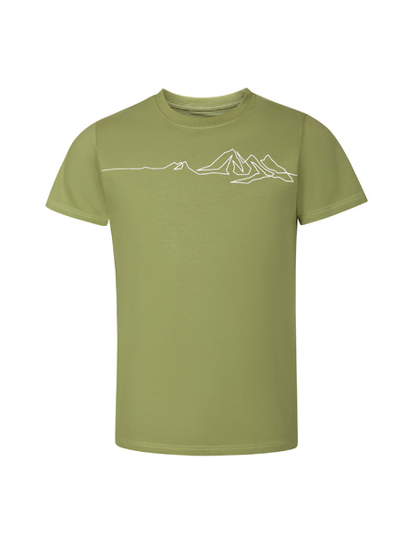 ALPINE PRO Pánské bavlněné triko ALPINE PRO NORD turtle green varianta pb