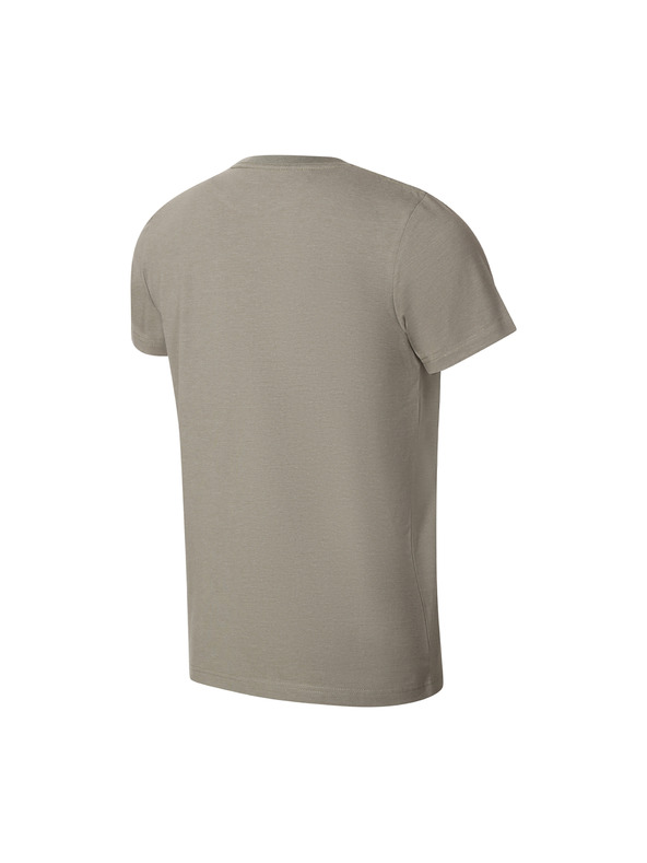 ALPINE PRO Pánské bavlněné triko s fine cotton ALPINE PRO FRAB lt. graphite