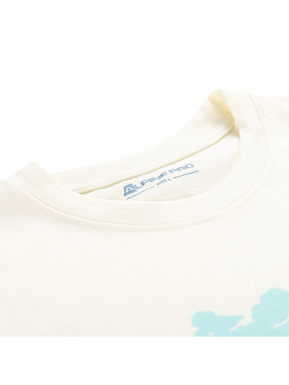ALPINE PRO Pánské triko s úpravou cool-dry ALPINE PRO GREM 2 creme varianta pf