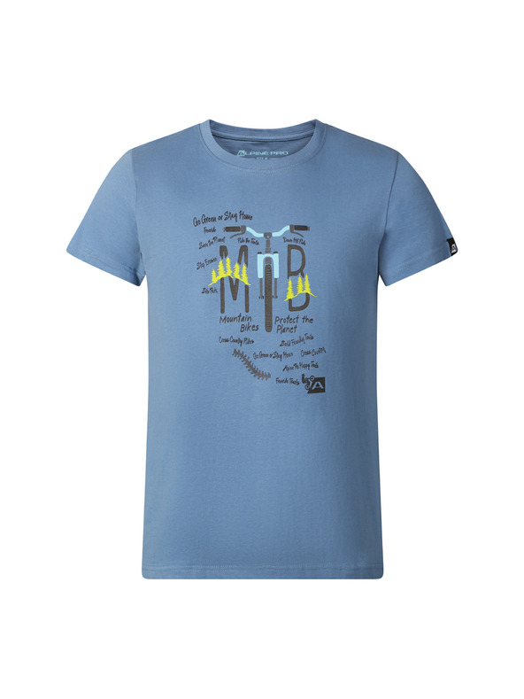 ALPINE PRO Pánské triko z organické bavlny ALPINE PRO TERMES indigo blue varianta pb