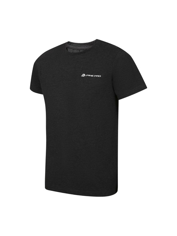 ALPINE PRO Pánské bavlněné triko s fine cotton ALPINE PRO FRAB black