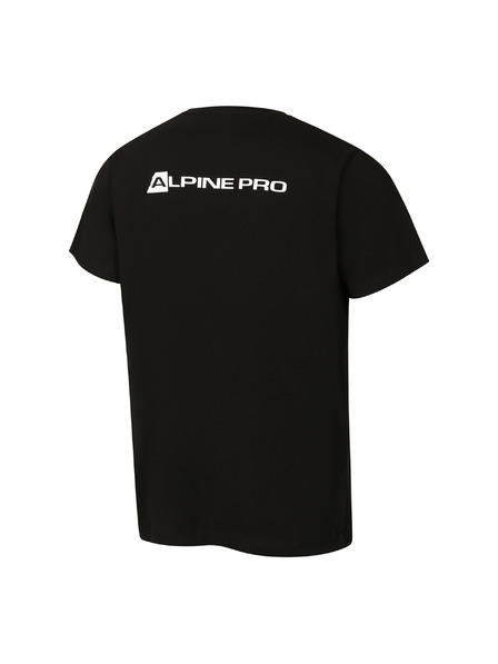 ALPINE PRO Pánské bavlněné triko s fine cotton ALPINE PRO FRAB black varianta pb