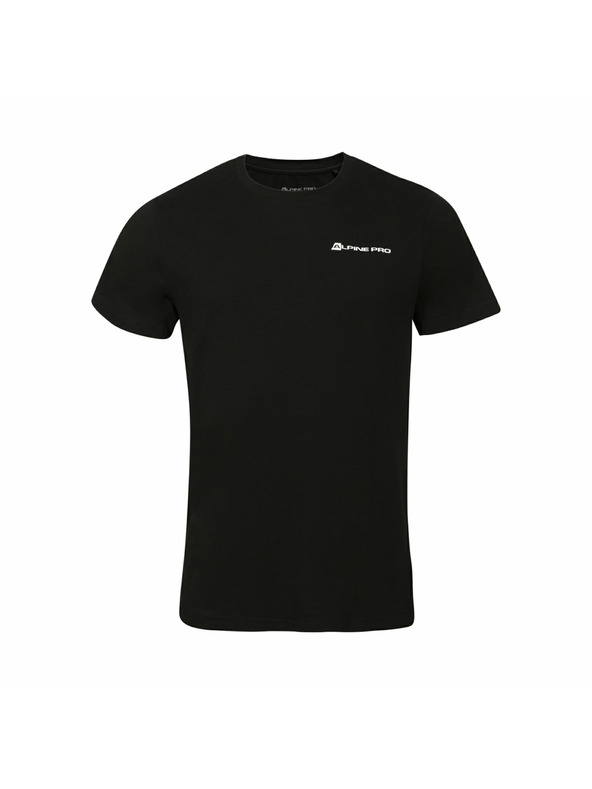 ALPINE PRO Pánské bavlněné triko bob a bobek ALPINE PRO BOBB black