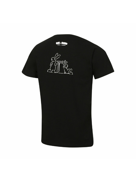 ALPINE PRO Pánské bavlněné triko bob a bobek ALPINE PRO BOBB black