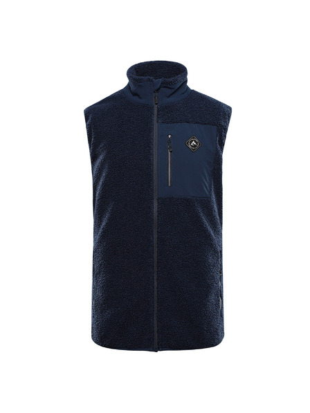 ALPINE PRO Pánská hřejivá vesta ALPINE PRO OFES moonlit ocean