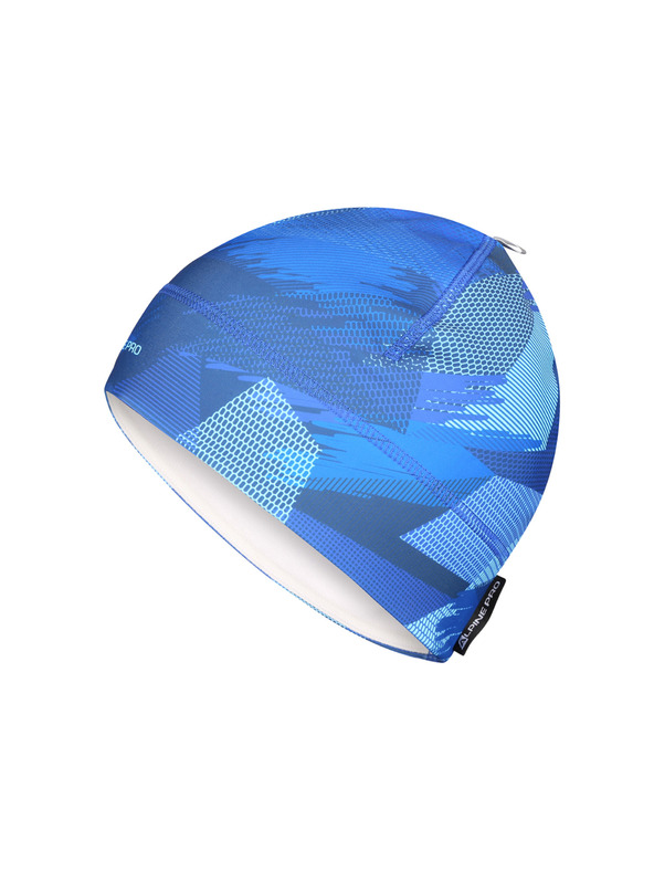 ALPINE PRO Bezešvá funkční čepice ALPINE PRO MAROG neon atomic blue varianta pd