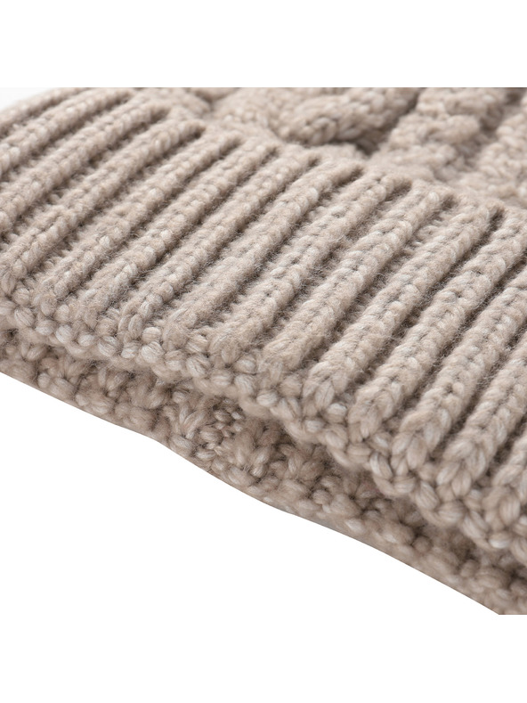 ALPINE PRO Zimní čepice s bambulí ALPINE PRO ORGE moonbeam