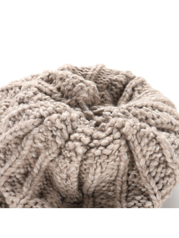 ALPINE PRO Zimní čepice s bambulí ALPINE PRO ORGE moonbeam