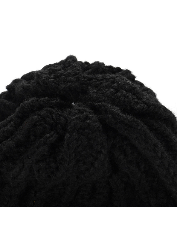 ALPINE PRO Zimní čepice s bambulí ALPINE PRO ORGE black