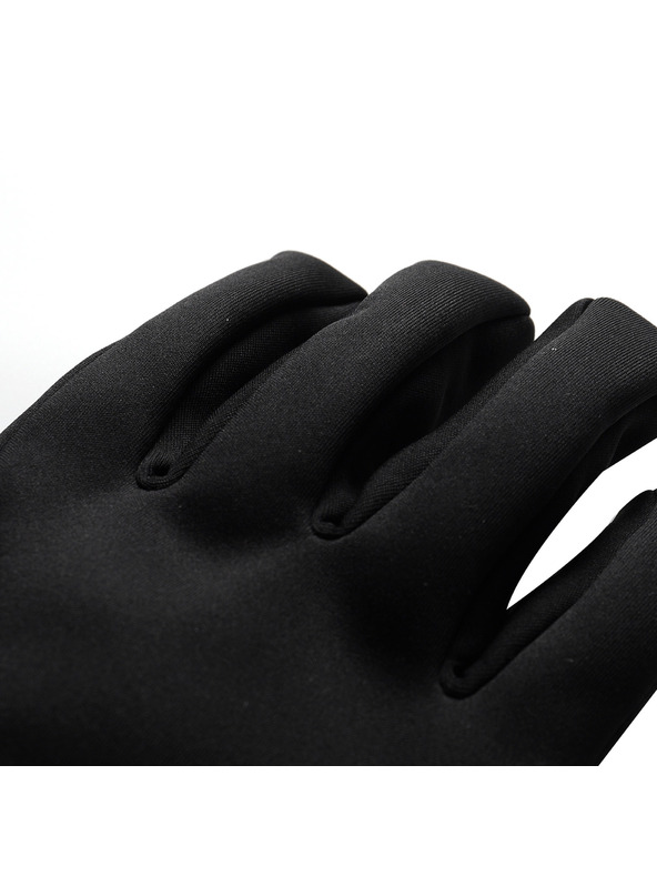 ALPINE PRO Lyžařské softshellové rukavice ALPINE PRO KAHUG black