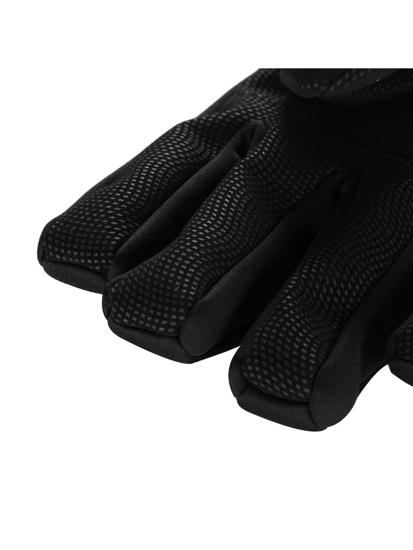 ALPINE PRO Lyžařské softshellové rukavice ALPINE PRO KAHUG black