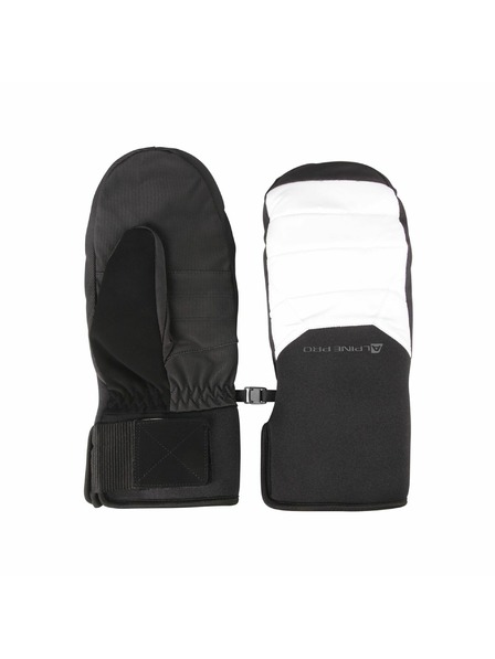 ALPINE PRO Lyžařské rukavice s dwr úpravou ALPINE PRO NERNE white