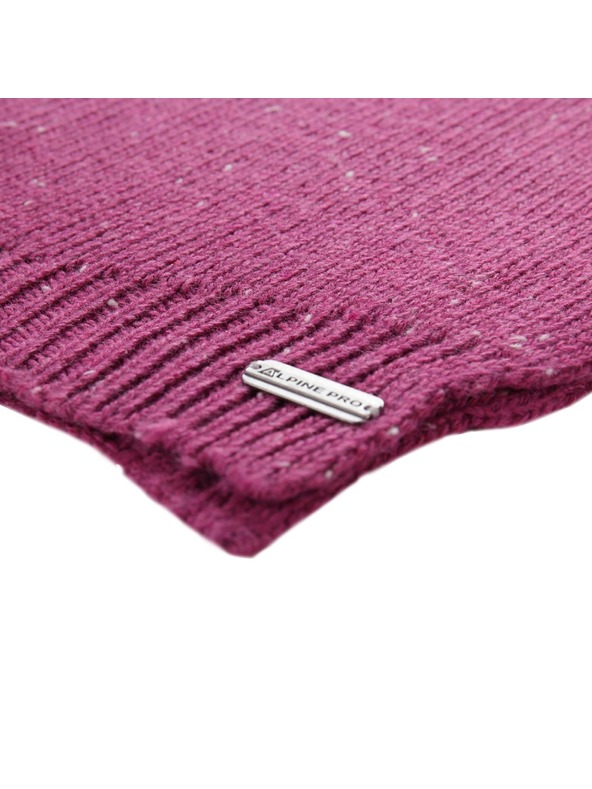 ALPINE PRO Pletená šála ALPINE PRO KOLDE boysenberry