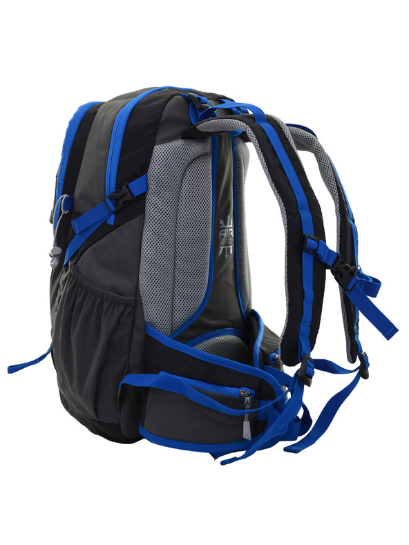 ALPINE PRO Outdoorový batoh s pláštěnkou 35l ALPINE PRO SEDE black