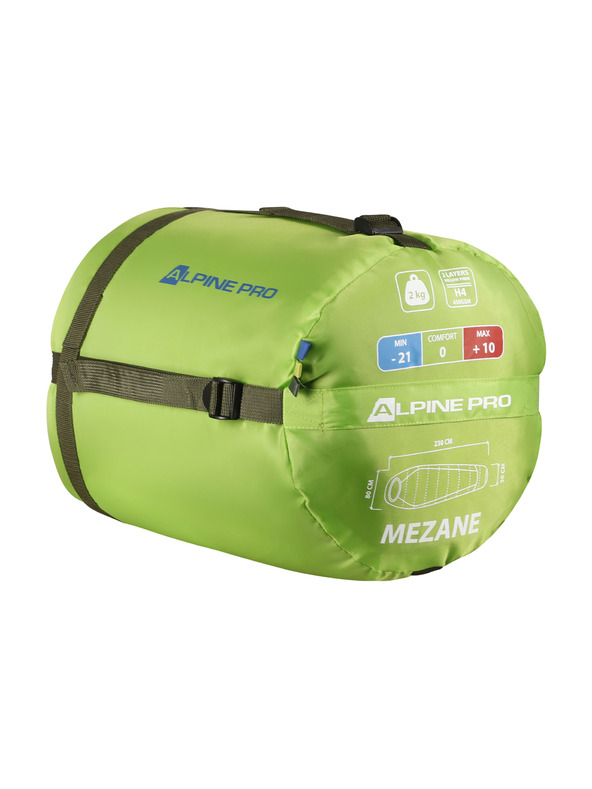 ALPINE PRO Spací pytel, vak ALPINE PRO MEZANE olivine