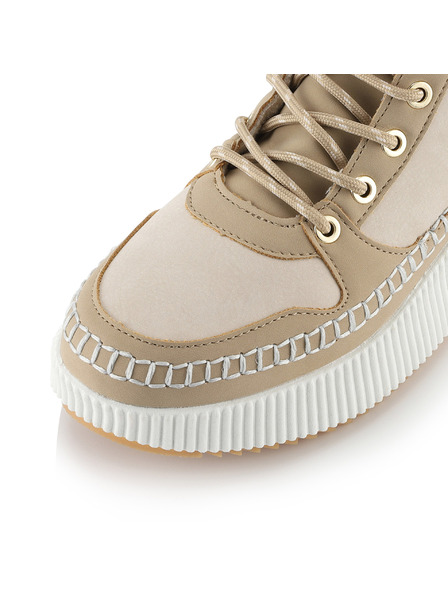 NAX Dámská zimná obuv - nax NAX LERCA white pepper