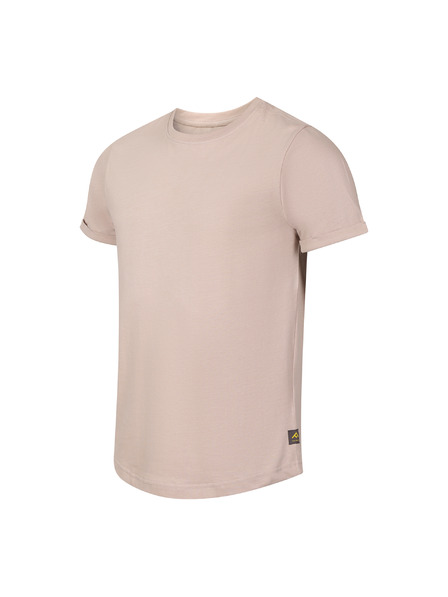 NAX Pánské bavlněné triko nax NAX MUDER mushroom