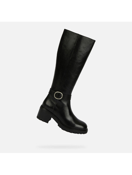 Geox Černé dámské kozačky Geox Damiana