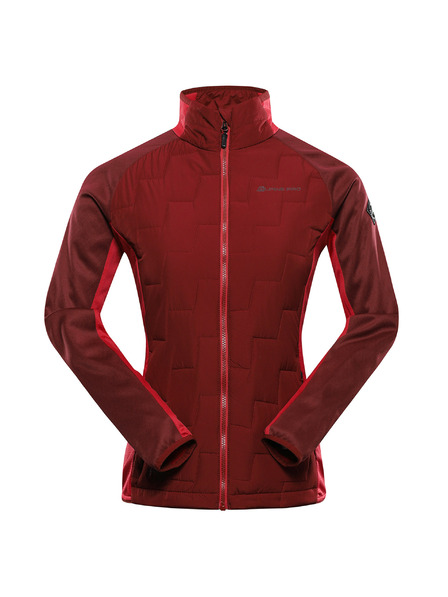 ALPINE PRO Dámská mikina s merino výplní ALPINE PRO JORWA merlot