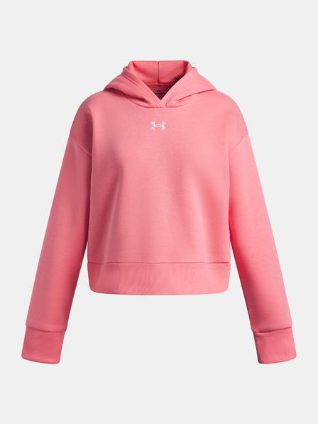Under Armour Dívčí mikina Under Armour UA Rival Fleece Hoodie-PNK