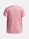 Under Armour Dívčí tričko Under Armour UA TECH TWIST WDMK LOGO SS-PNK