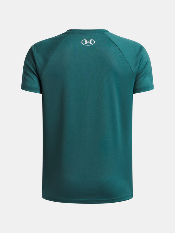 Under Armour Chlapecké tričko Under Armour UA Tech Split Wordmark SS-GRN
