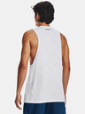 Under Armour Pánské tílko Under Armour UA LEFT CHEST CUT OFF TANK-WHT