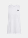 Under Armour Pánské tílko Under Armour UA LEFT CHEST CUT OFF TANK-WHT