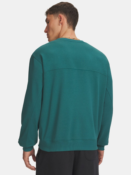 Under Armour Pánské tričko Under Armour UA Rival LW Crew-GRN