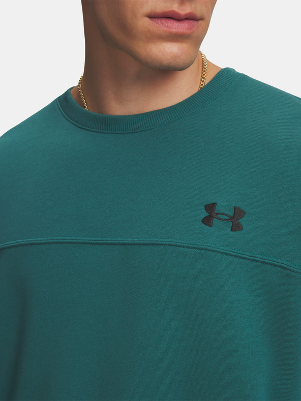 Under Armour Pánské tričko Under Armour UA Rival LW Crew-GRN