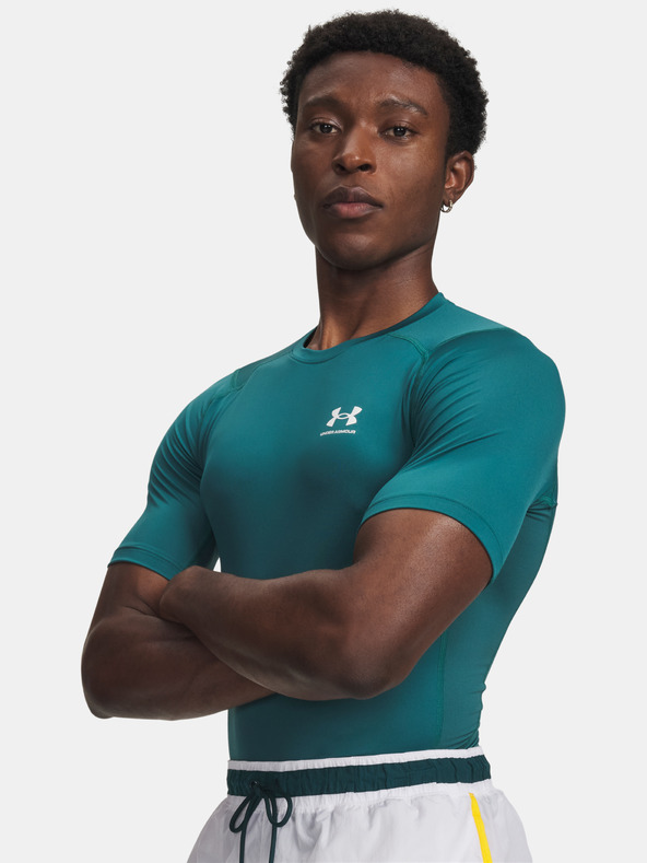 Under Armour Pánské tričko Under Armour UA HG Armour Comp SS-GRN