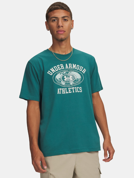 Under Armour Pánské tričko Under Armour UA M 60/40S ARMOR GLOBE SS-GRN