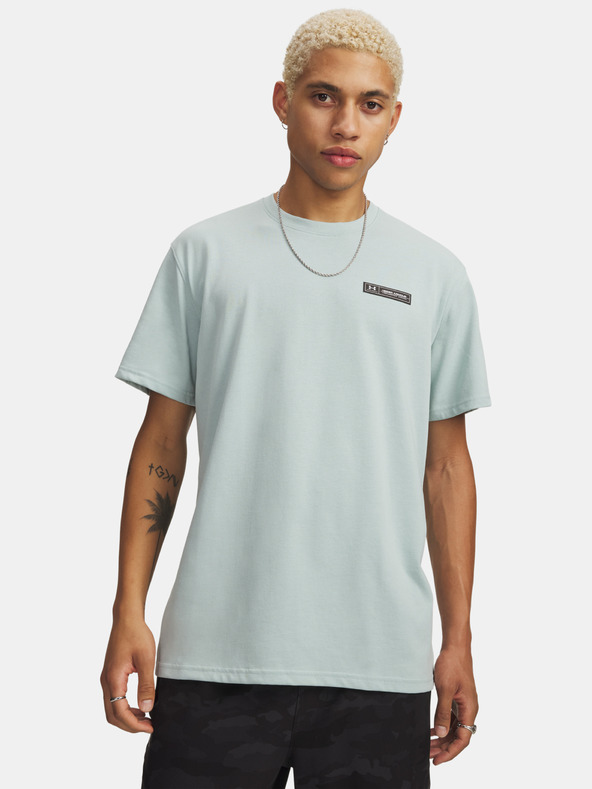 Under Armour Pánské tričko Under Armour UA HW ARMOUR LABEL SS-BLU