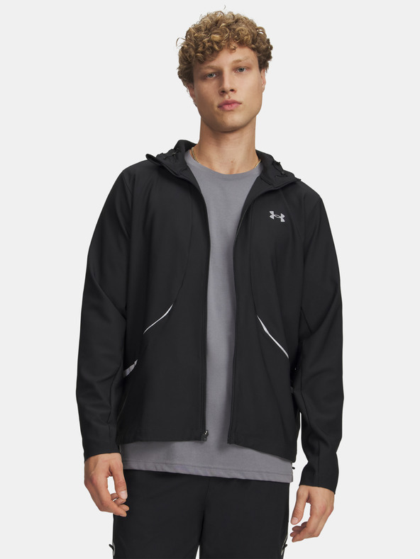 Under Armour Pánská bunda Under Armour UA Unstoppable Woven Jacket-BLK