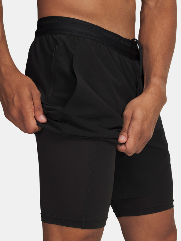 Under Armour Pánské kraťasy Under Armour UA Vanish Elite 2in1 Short-BLK