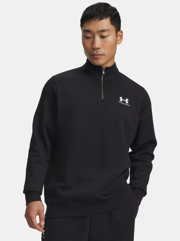 Under Armour Pánská mikina Under Armour UA Icon Fleece 1/4 Zip-BLK