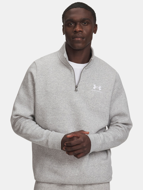 Under Armour Pánská mikina Under Armour UA Icon Fleece 1/4 Zip-GRY