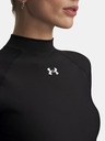 Under Armour Dámské tričko Under Armour HeatGear Crop Mock LS-BLK
