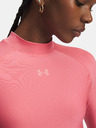 Under Armour Dámské tričko Under Armour HeatGear Crop Mock LS-PNK