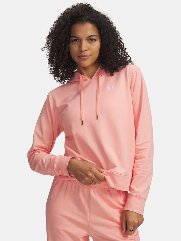 Under Armour Dámská mikina Under Armour Sport Terry Hoodie-PNK