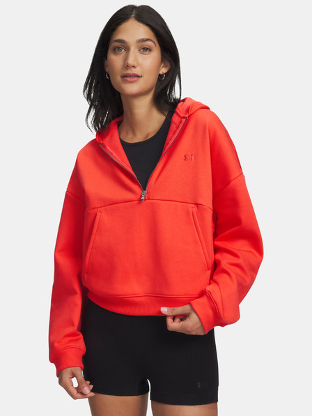 Under Armour Dámská mikina Under Armour UA Icon Fleece HZ Hoodie-RED