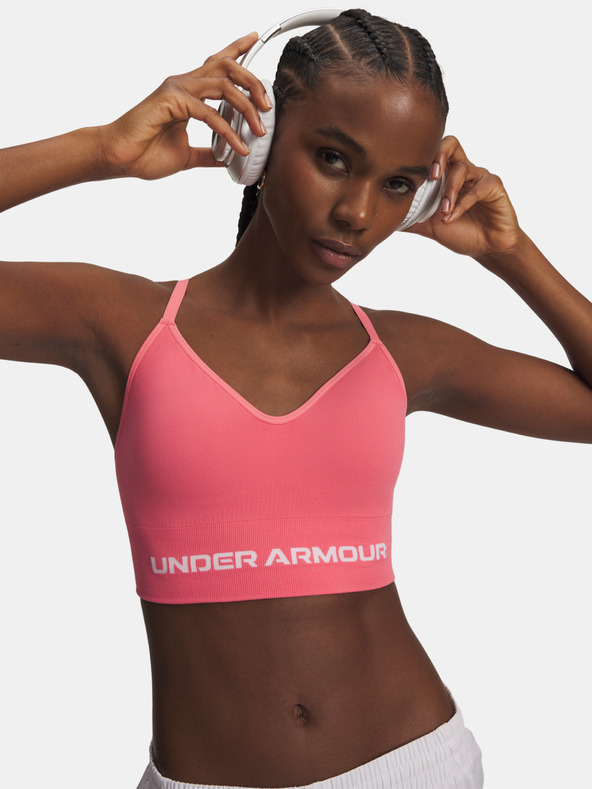 Under Armour Dámská podprsenka Under Armour Vanish Seamless Low Bra-PNK